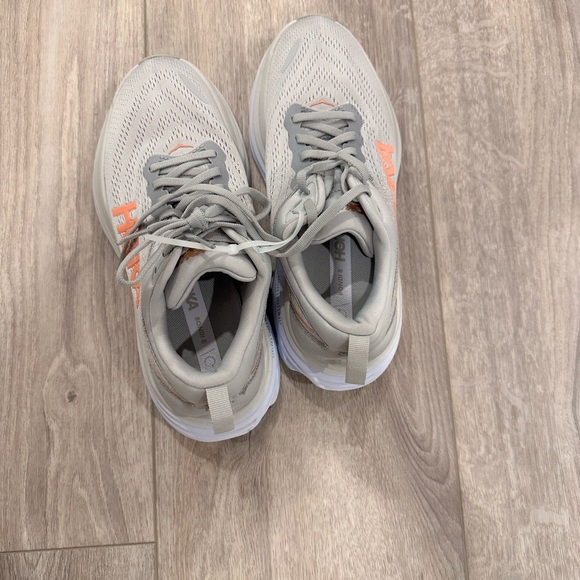 HOKA Women's Bondi 8 Harbor Mist/Lunar Rock, Size 7.5 - Picture 6 of 9